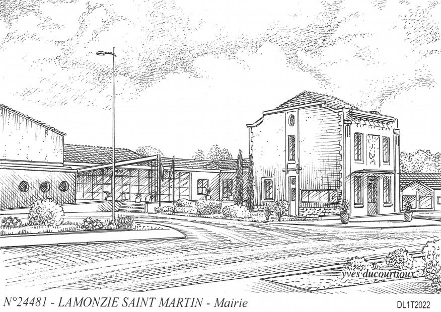 N 24481 - LAMONZIE SAINT MARTIN - mairie